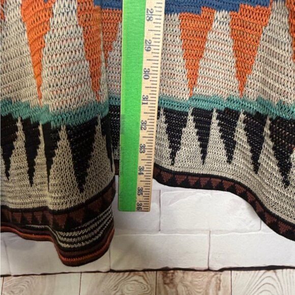 Peruvian Connection Colorful Geometric Cardigan - Picture 6 of 7